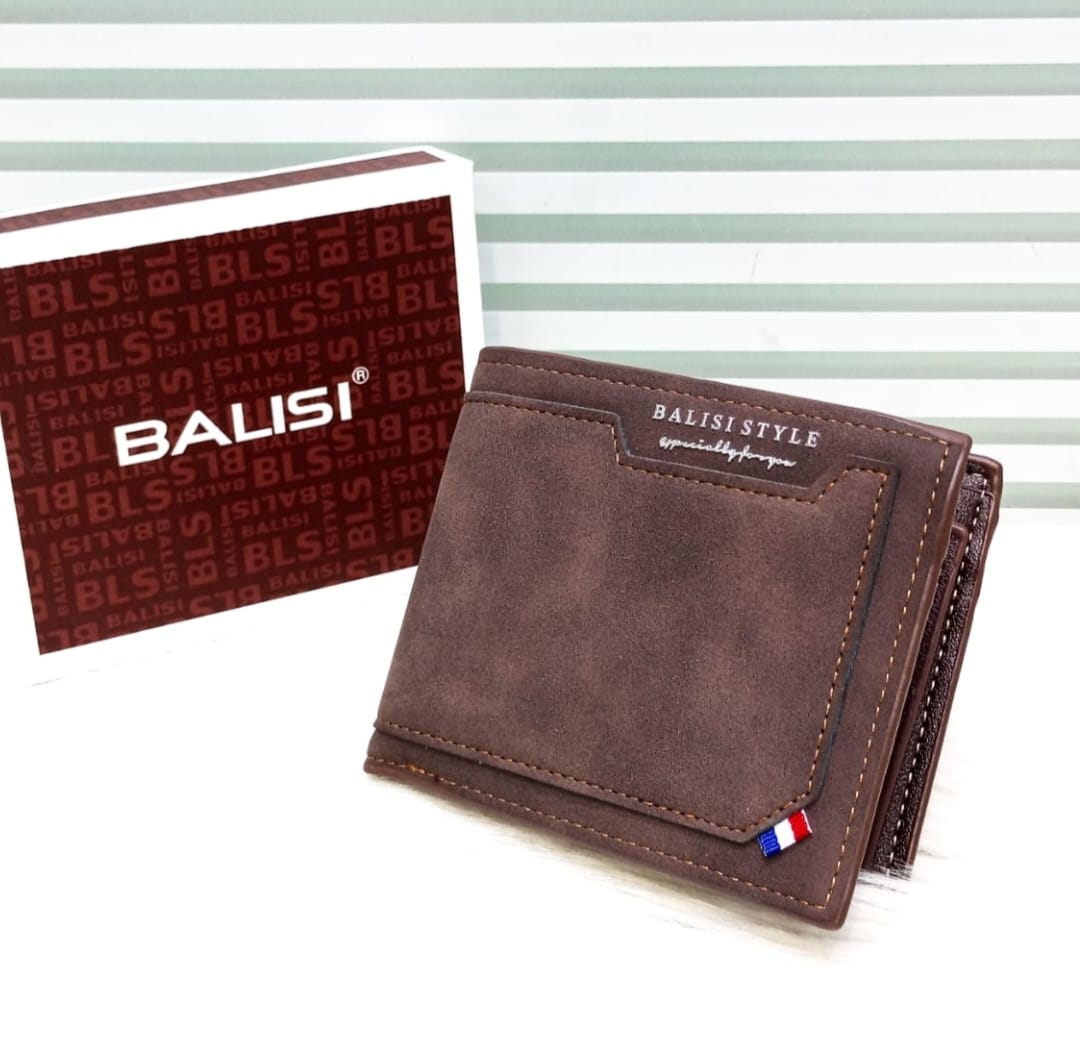Balisi Classic Wallet Cardholder Set Premium Stylish Rich Brown GABA Collection