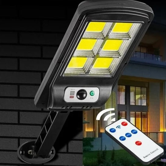 "Solar street LED light offering eco-friendly illumination with no electricity costs and superior brightness."