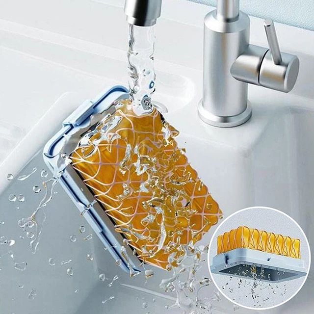 "Colorful 2-in-1 Bubble Mesh Soap Holder - Dual-function mesh pouch for easy lathering and mess-free soap storage, perfect for vibrant bathroom décor."
