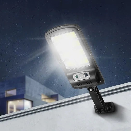 "Solar street LED light offering eco-friendly illumination with no electricity costs and superior brightness."