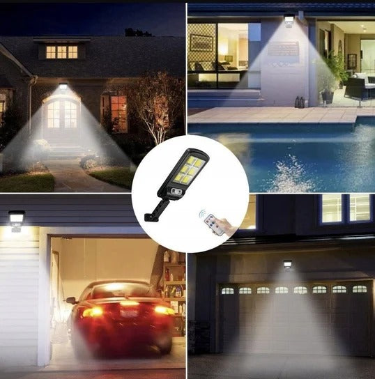 "Solar street LED light offering eco-friendly illumination with no electricity costs and superior brightness."