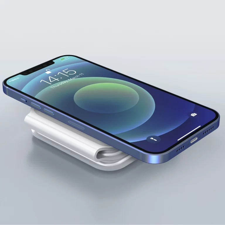 "Triple Device Fast Wireless Charger – Charge Phone, Watch & Earbuds Together | Sleek, Space-Efficient Design for Quick Power"